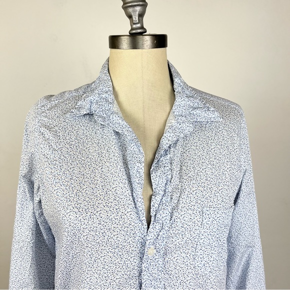 Frank & Eileen Eileen Mini-Floral Modal Button-Down Shirt - Picture 4 of 8